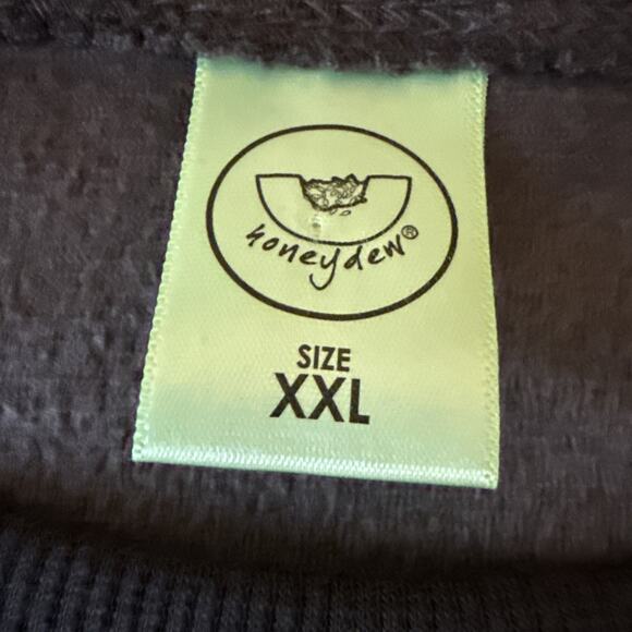 Honeydew Women's XXL Velour Lounge Pajama Top Neutral Gray Comfy Soft - Picture 4 of 8